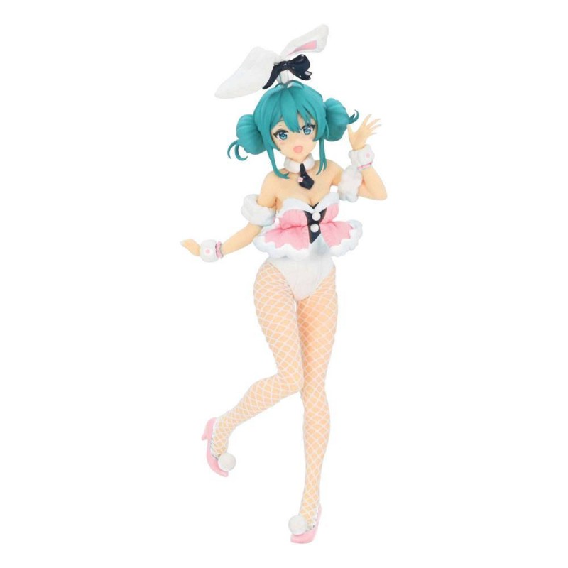 Hatsune Miku White Rabbit Baby Pink BiCute Bunnies figura 28 cm