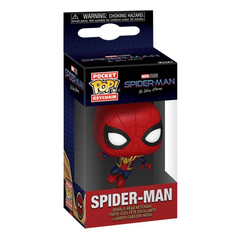 Spider-Man Pocket Pop Keychain! llavero 4 cm (No Way Home))