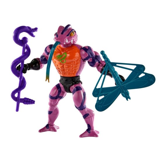 Tung Lashor Rise of the Snake Men MOTU Origins figura 14 cm