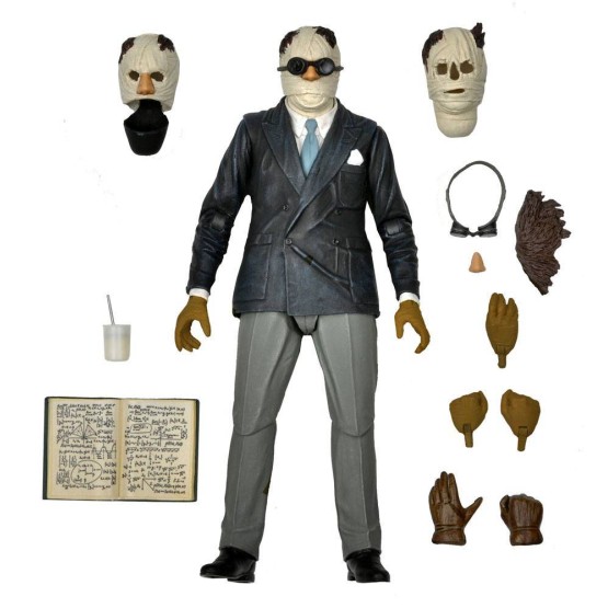 The Invisible Man Universal Monsters Ultimate Neca figura 18 cm