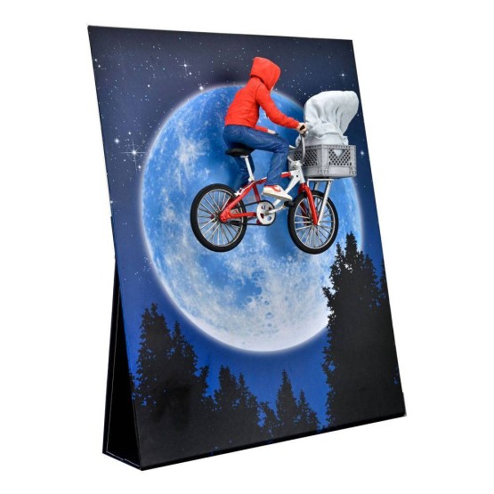 Elliott & E.T. on bicycle 40 aniversario E.T. El Extraterrestre Neca figura 13 cm