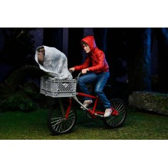 Elliott & E.T. on bicycle 40 aniversario E.T. El Extraterrestre Neca figura 13 cm