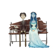 Emily, Víctor Van Dort y Scraps Novia Cadaver Tim Burton Corpse Bride Pack figuras