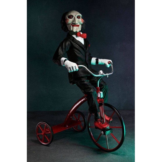 Billy The Puppet Saw action figura with tricycle figura 30 cm