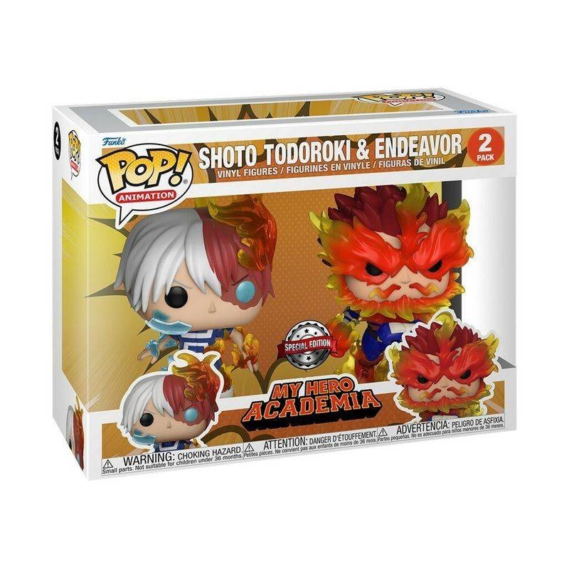 Funko POP! Shoto Todoroki & Endeavor 2 pack special Edition (My hero Academia)