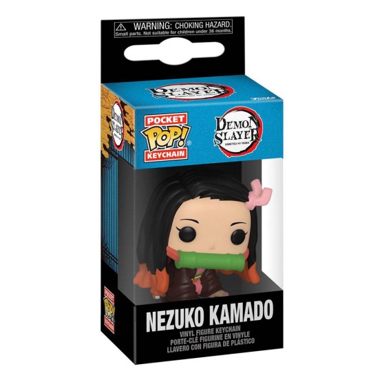 Nezuko Kamado Pocket Pop Keychain! llavero 4 cm (Demon Slayer)