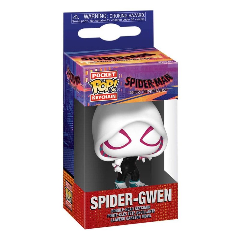 Spider-Gwen Pocket Pop Keychain! llavero 4 cm (Spider-Man)