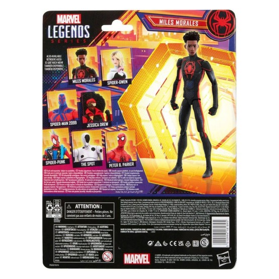 Miles Morales Marvel Legends Spider-Man: Across the Spider-Verse figura Miles Morales 15 cm