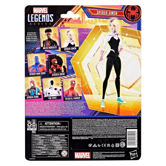 Spider-Gwen Marvel Legends Spider-Man: Across the Spider-Verse figura Miles Morales 15 cm