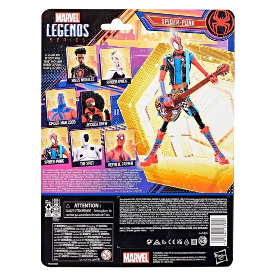 Spider-Punk Marvel Legends Spider-Man: Across the Spider-Verse figura Miles Morales 15 cm