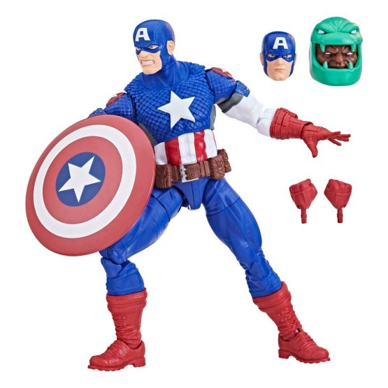 Ultimate Captain America Marvel Legends BAF Puff Adder figura 15 cm