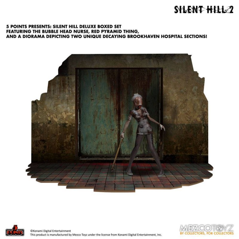 Bubble Head Nurse & Red Pyramid Thing Silent Hill 2 Deluxe box set de 2 figuras 15 cm
