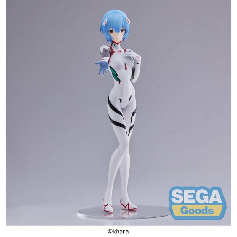 Rei Avanami Momentary White Evangelon Thrice Upon a Time figura 19 cm