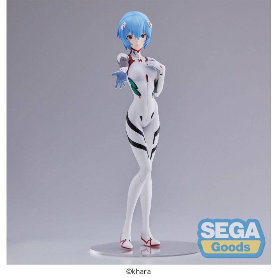 Rei Avanami Momentary White Evangelon Thrice Upon a Time figura 19 cm