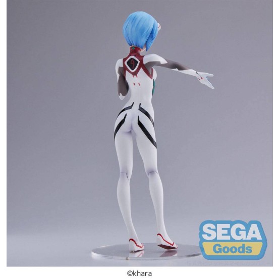 Rei Avanami Momentary White Evangelon Thrice Upon a Time figura 19 cm