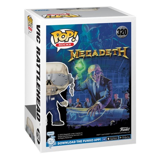 Funko POP! 320 Vic Rattlehead (Megadeth)