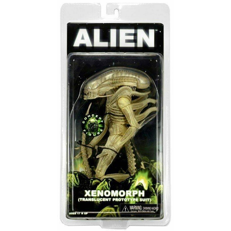 Xenomorph (Translucebt prototype suit) Alien NECA figura 18 cm
