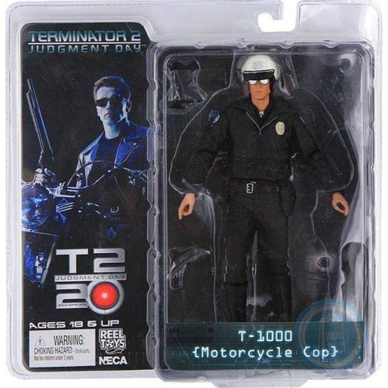 T-1000 (Motorcycle Cop) Terminator 2 20º aniversario figura 18 cm