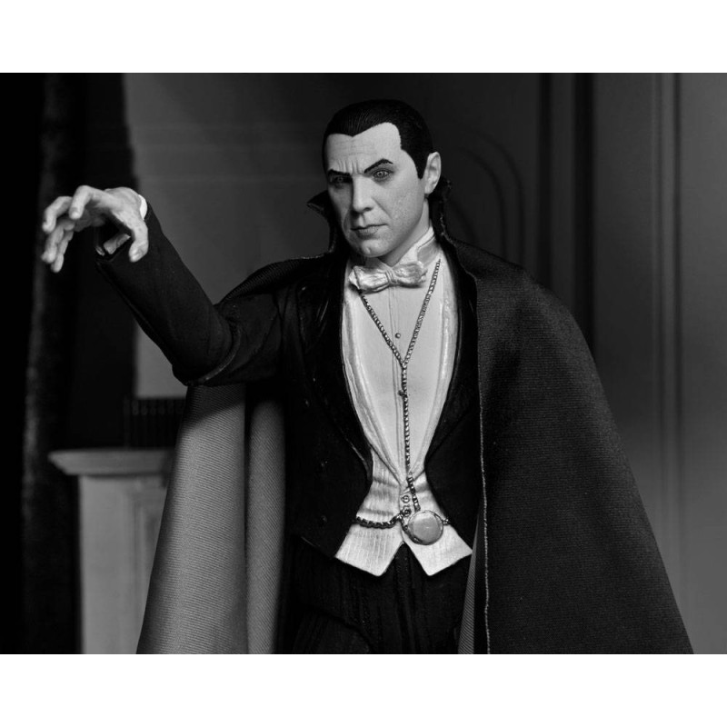 Dracula (Blanco y Negro) Ultimate Neca figura 18 cm