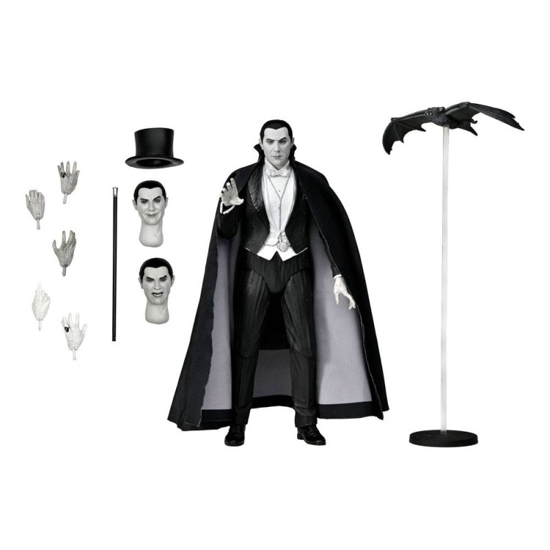 Dracula (Blanco y Negro) Ultimate Neca figura 18 cm