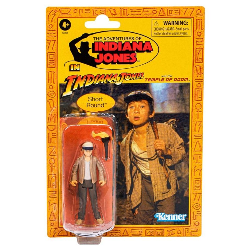 Short Round (Tapón) Templo Maldito Indiana Jones figura retro 9,5 cm