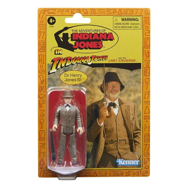 Dr. Henry Jones Sr. Retro La Última Cruzada Figura 9,5 cm