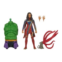 Ms. Marvel Marvel Legends The Marvels BAF Totally Awesome Hulk figura 15 cm