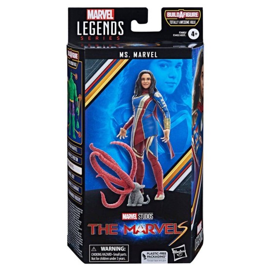 Ms. Marvel Marvel Legends The Marvels BAF Totally Awesome Hulk figura 15 cm