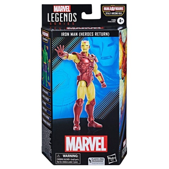 Iron Man (Heroes Return) Marvel Legends BAF Totally Awesone Hulk figura 15 cm