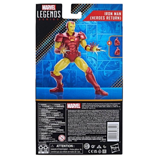 Iron Man (Heroes Return) Marvel Legends BAF Totally Awesone Hulk figura 15 cm