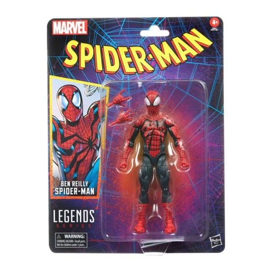 Ben Reilly Spider-Man Marvel Legends Retro figura 15 cm