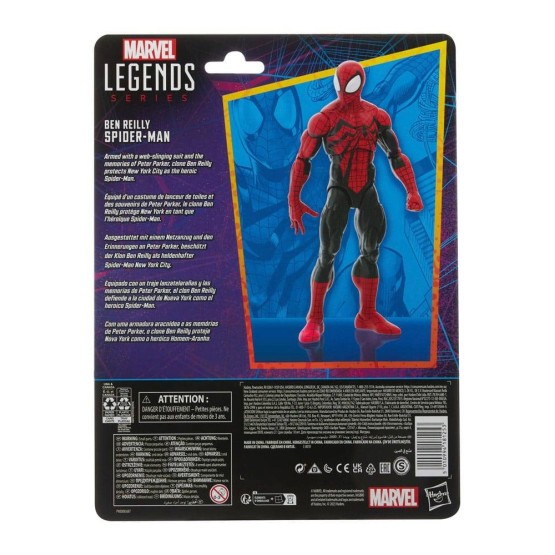 Ben Reilly Spider-Man Marvel Legends Retro figura 15 cm