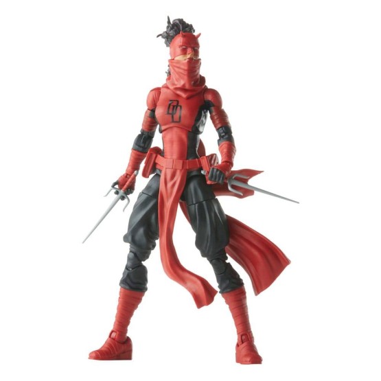 Elektra Natchios Daredevil Spider-Man Marvel Legends Retro figura 15 cm