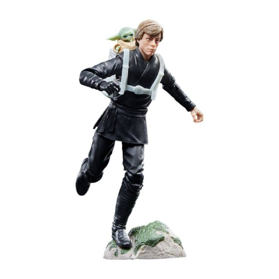 Luke Skywalker & Grogu The Black Series SW: The Book of Boba Fett figura 15 cm