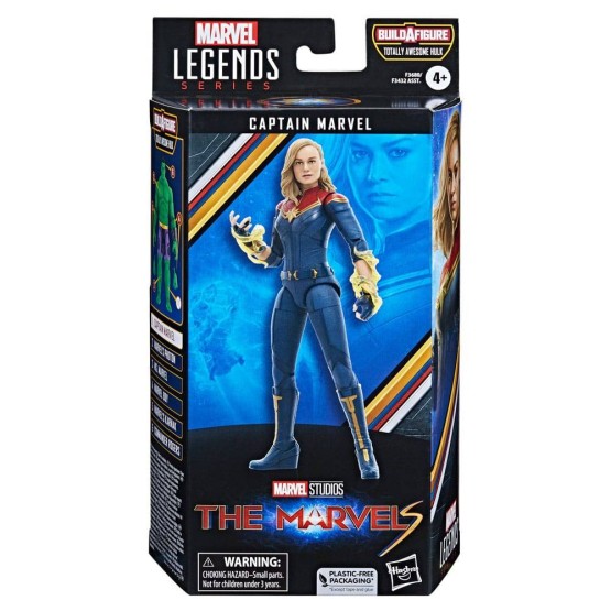 Captain Marvel Marvel Legends The Marvels BAF Totally Awesome Hulk figura 15 cm