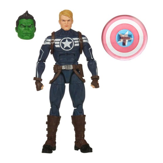 Commander Rogers Marvel Legends BAF Totally Awesome Hulkfigura 15 cm