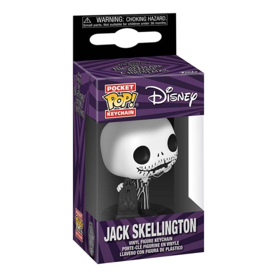 Jack Skellington Pocket Pop Keychain! llavero 4 cm (Pesadilla antes de Navidad)