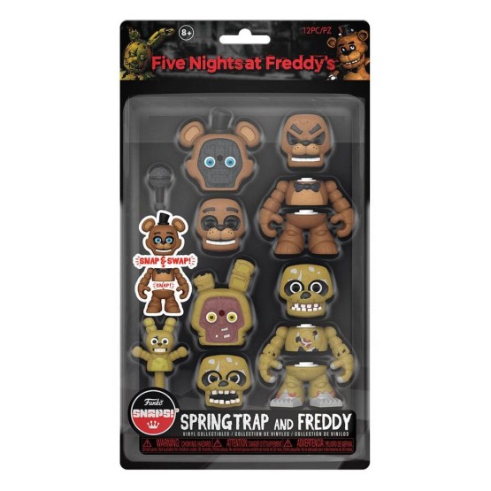 Snap Freddy & Springtrap Five Nights Freddy figura 9 cm