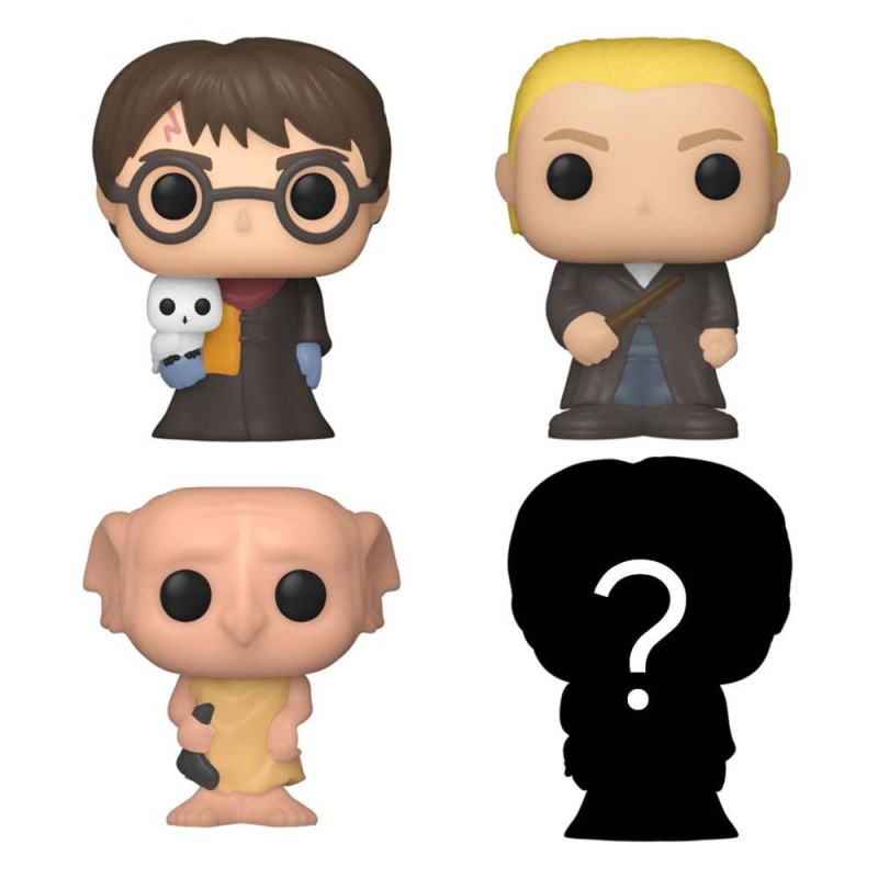Bitty POP Harry Potter, Draco Malfoy, Dobby y Mystery Pack 4 figuras POP