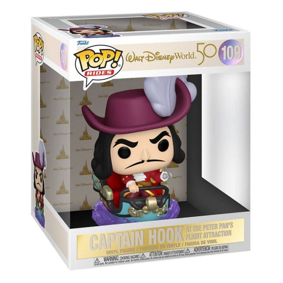 Funko POP! 109 Captain Hook at the Peter Pan's Flight Attraction