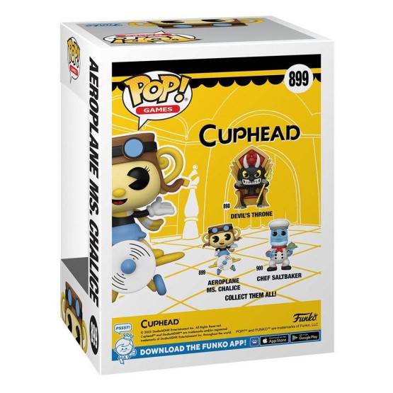 Funko POP! 899 Aeroplane Ms. Chalice (Cuphead)