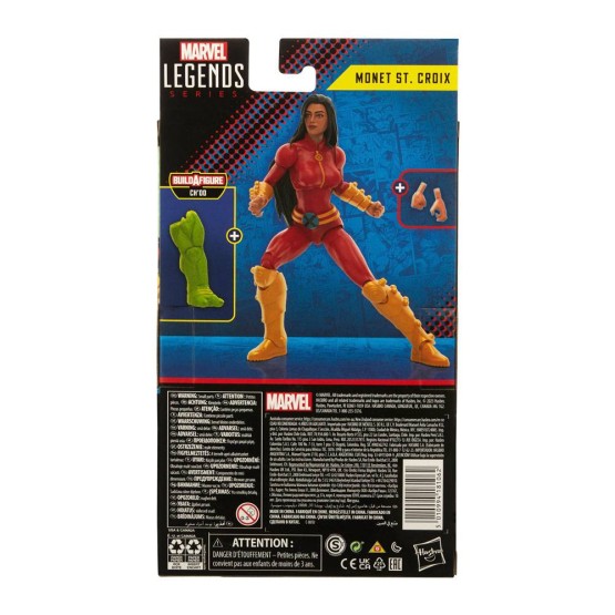 Monet St. Croix Marvel Legends X-Men BAF Ch'oo figura 15 cm