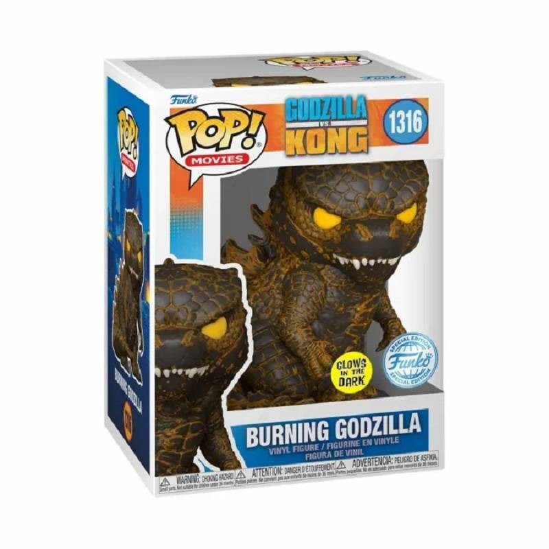 Funko POP! 1316 Burning Godzilla GITD Special Edition (Godzilla vs. Kong)