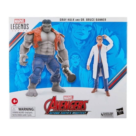Gray Hulk and DR. Bruce Banner Marvel Legends Avengers: Beyond Earth's Mightiest figura 15 cm