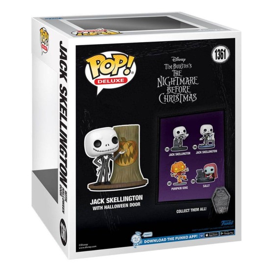 Funko POP! 1361 Jack Skellington with Halloween Door (Pesadilla antes de Navidad)