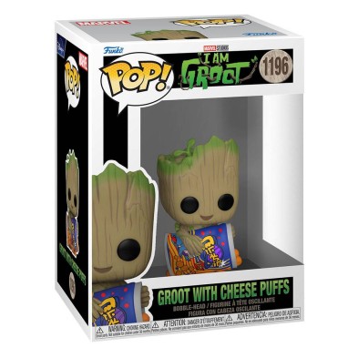 Funko POP! 1196 Groot With Cheese Puffs (I am Groot)