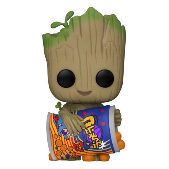 Funko POP! 1196 Groot With Cheese Puffs (I am Groot)