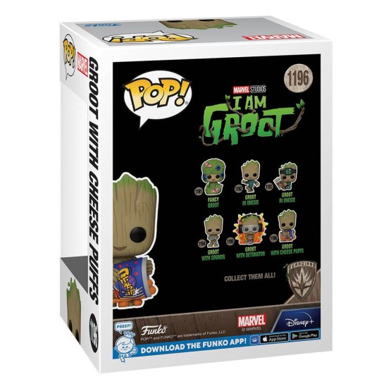 Funko POP! 1196 Groot With Cheese Puffs (I am Groot)