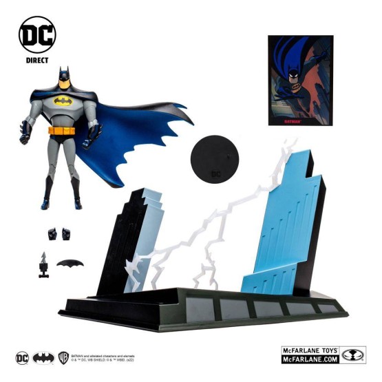 Batman The Animated Series 30th anniversary Gold Label figura 18 cm con luces