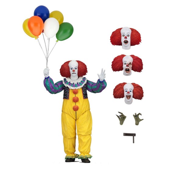 Pennywise It 1990 Ultimate Neca figura 18 cm